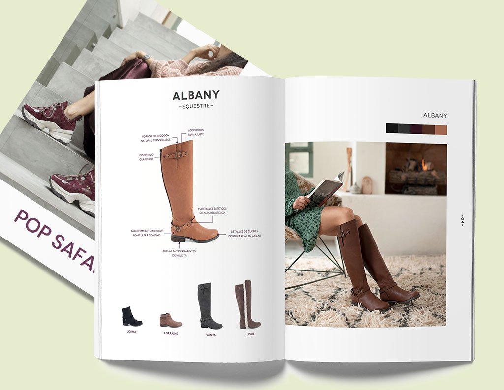 Catálogo Clapduck, diseño editorial